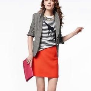 Banana Republic Orange Wool mini pencil skirt💥